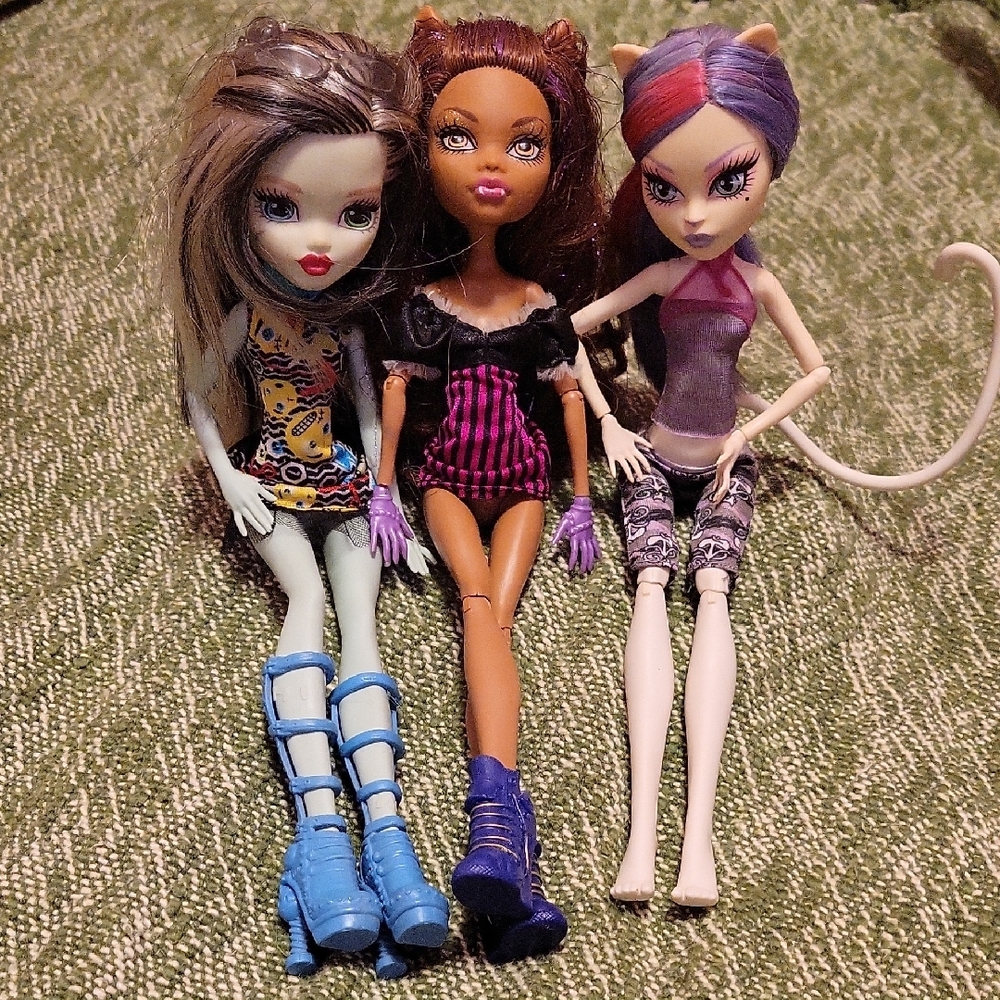 Monster High Dolls Trio
